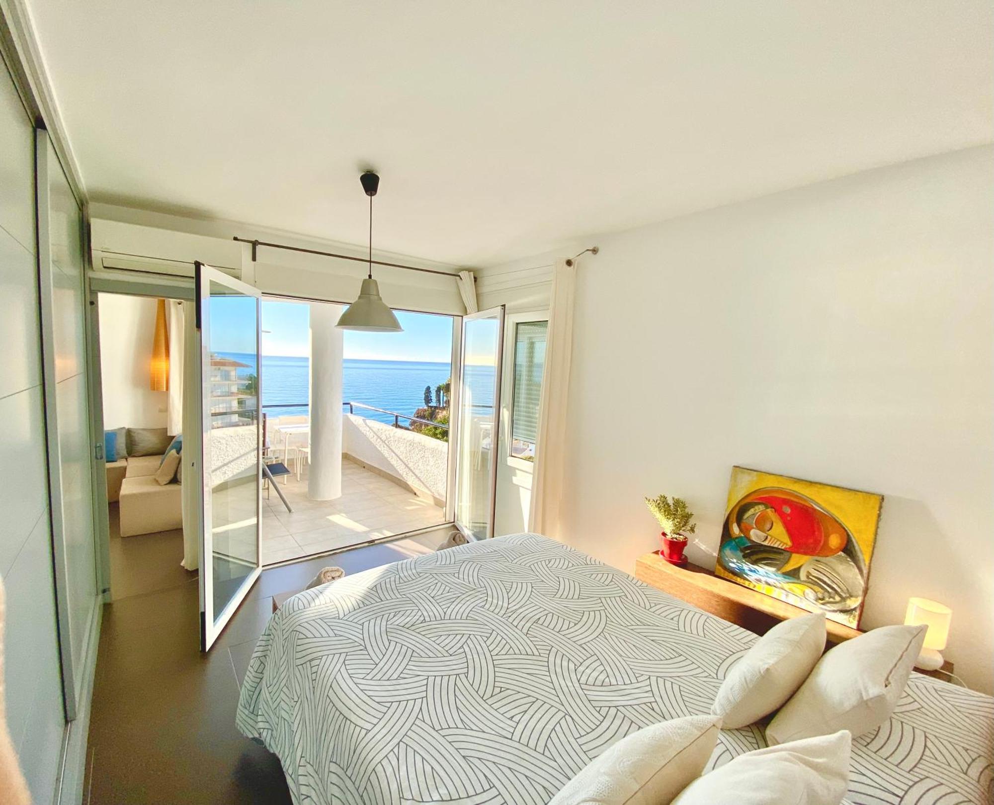 Modern Apartment Stunning Sea Views And Pool Nerja Exterior foto